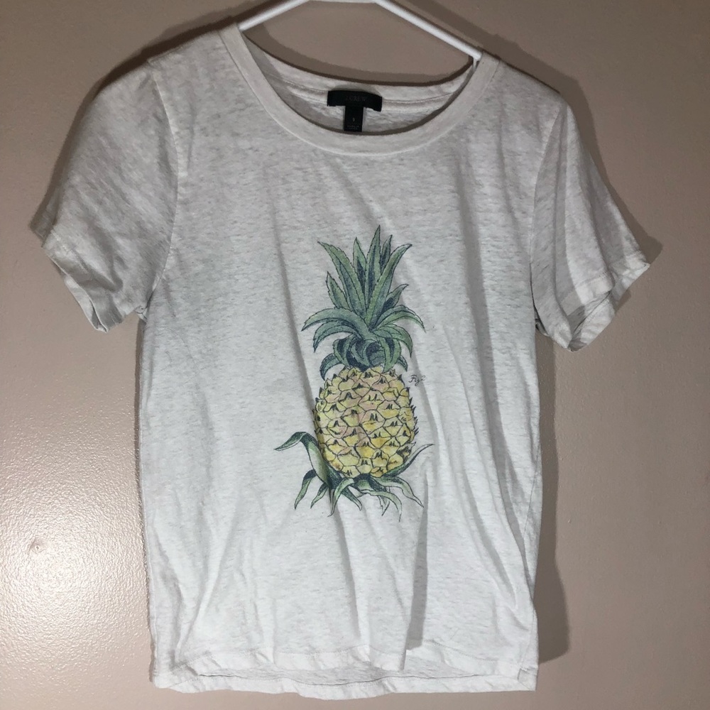 J. Crew pineapple t-shirt